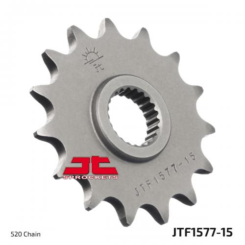 JT SPROCKETS FRONT STEEL 15T, 520 JTF157715