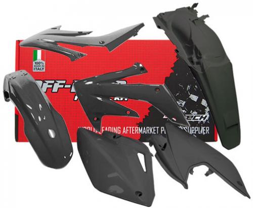 RTECH PLASTICS KIT 4 PCS HONDA BLACK 563210408