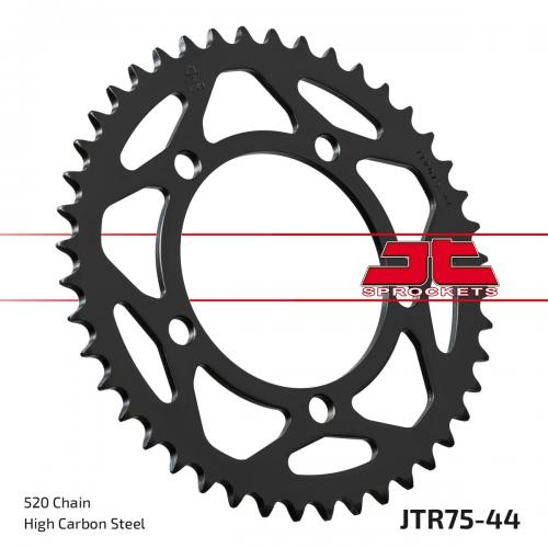 JT SPROCKETS REAR STEEL 44T, 520 JTR007544