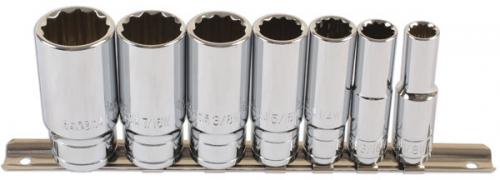 LASER TOOLS WHITWORTH DEEP SOCKET SET 3/8"D 7PC