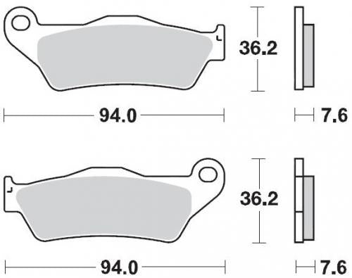 MOTO MASTER 093022, BRAKE PADS SINTER NITRO SPORT