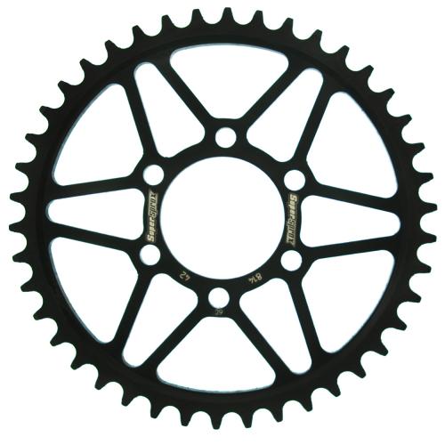 SUPERSPROX SUPERSPROX REAR STEEL 42T, BLACK, 530 SU481442B
