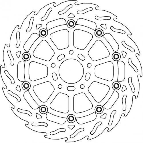 MOTO MASTER 112330, FLAME FLOATING DISC