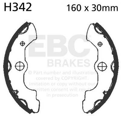 EBC H342 EBC BRAKE SHOES