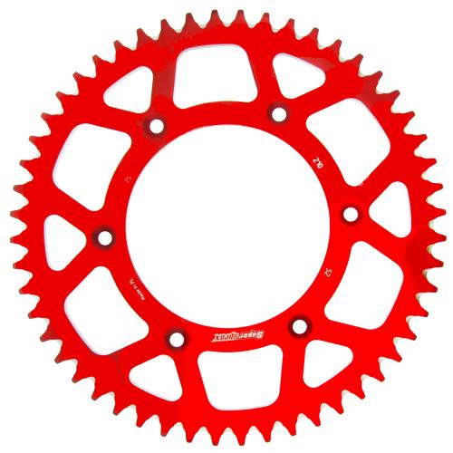 SUPERSPROX SUPERSPROX REAR ALU 52T, RED, 520 SU221052R