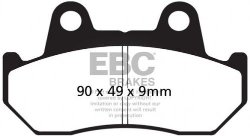 EBC FA 69/2V EBC SEMI SINTERED DISC PADS