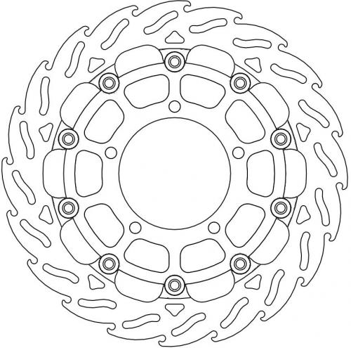 MOTO MASTER 112162, FLAME 5,5MM RACING SERIES