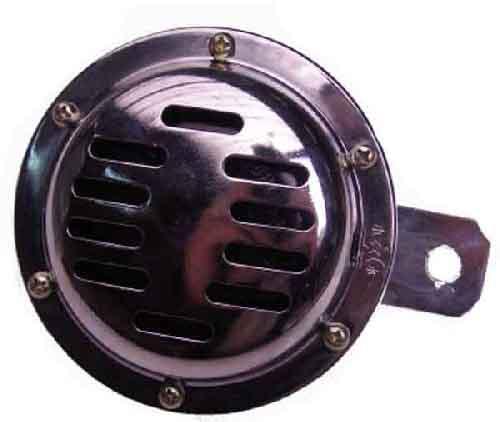 UNIVERSAL HORN 12V 100MM, CHROME