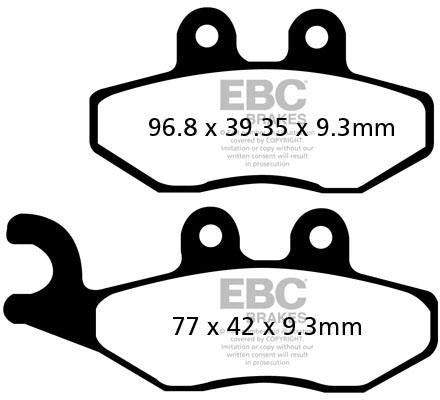 EBC SFA 353 EBC SCOOTER PADS
