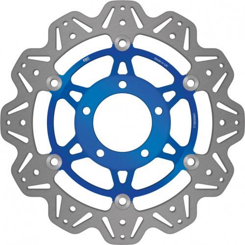 EBC BRAKE DISC VR669BLU VEE FLOATING DISC BLUE CENTRE