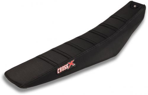 CROSS X SEAT COVER ADV WITH STRIPES BLACK BLK BLK