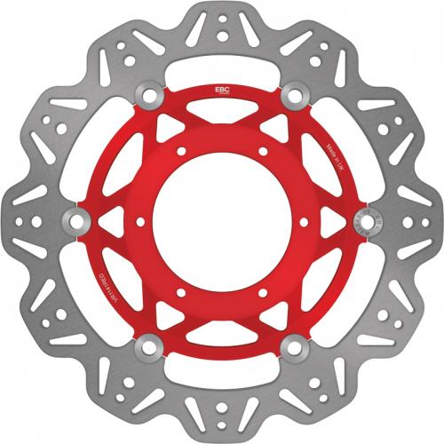 EBC BRAKE DISC VR1141RED VEE FLOATING DISC RED CENTRE