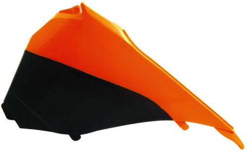RTECH AIR BOX SIDE PANEL SX KTM ORANGE-BLACK (OE) 560430140