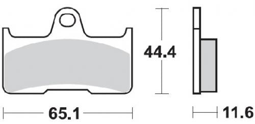 MOTO MASTER 098121, BRAKE PADS SINTER NITRO