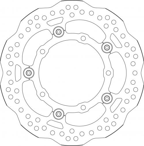 SBS UPGRADE BRAKE DISC 6341A