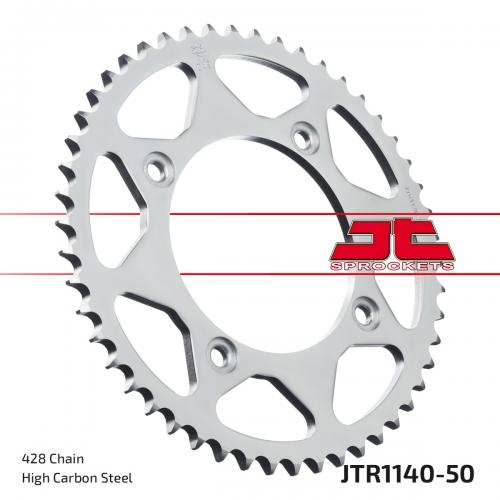 JT SPROCKETS REAR STEEL 50T, 428 JTR114050