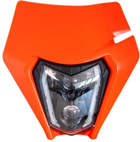 RTECH COMPLETE KTM LED HEADLIGHT OE COLORK ORANGE