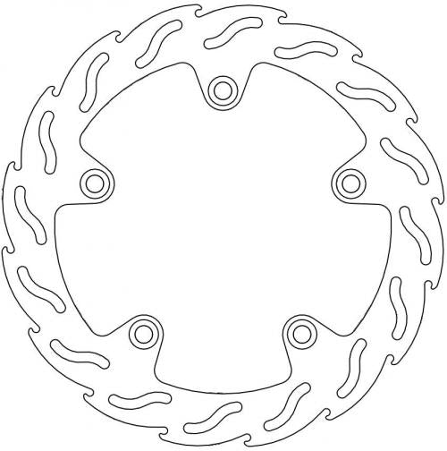 MOTO MASTER 110343, FLAME FIXED DISC 265