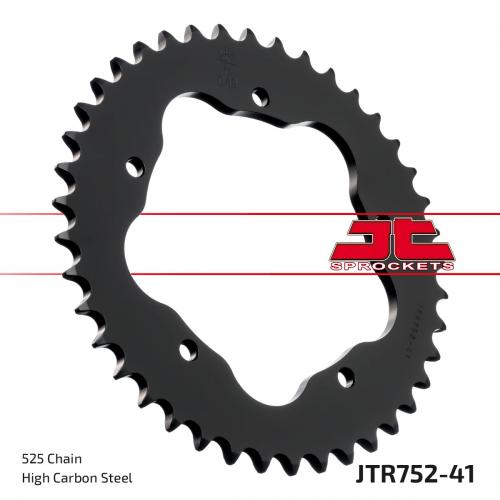 JT SPROCKETS REAR STEEL 41T, 525 JTR075241