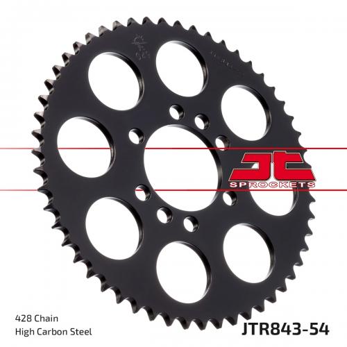 JT SPROCKETS REAR STEEL 54T, 428 JTR084354