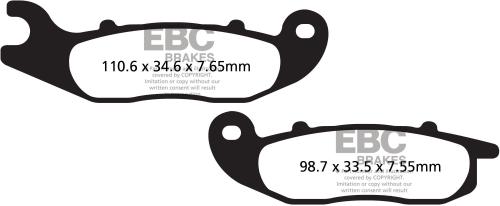 EBC SFA 693 EBC SCOOTER PADS