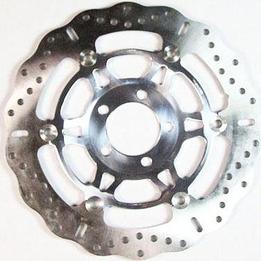 EBC BRAKE DISC MD4136CC POLISHED HUB WAVE BRAKE DISC