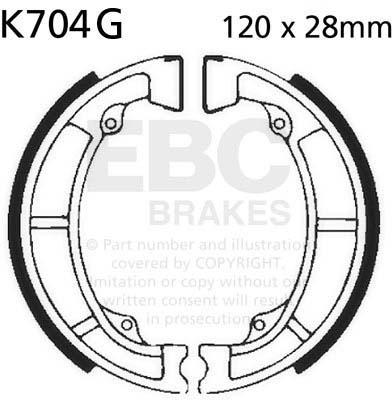 EBC K704G EBC BRAKE SHOES