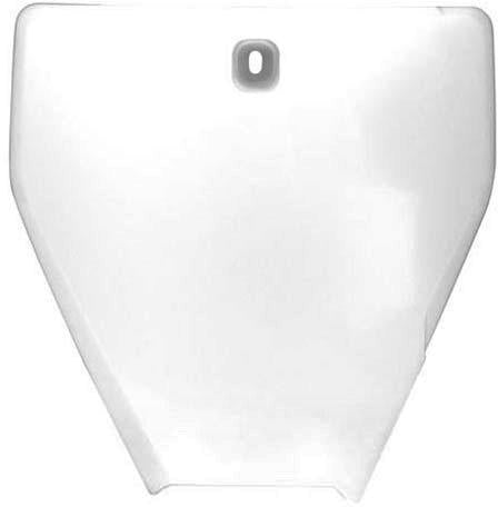 RTECH FRONT NUMBER PLATE HUSQVARNA WHITE (OE) 565220211