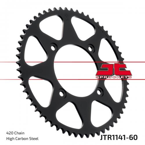 JT SPROCKETS REAR STEEL 60T, 420 JTR114160