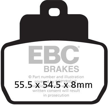 EBC SFAC 425 EBC SCOOTER CARBON PADS