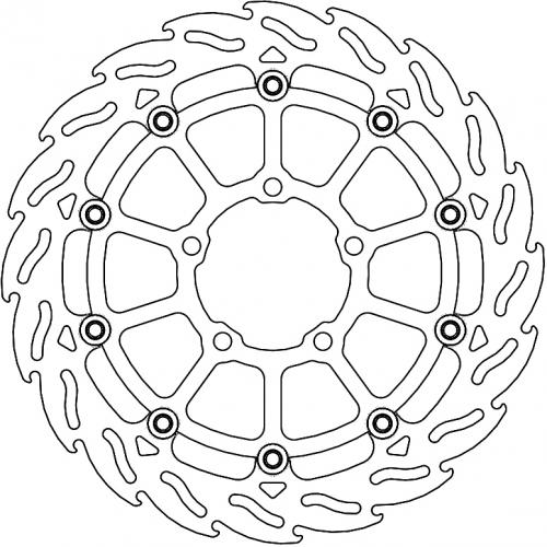 MOTO MASTER 112328, FLAME FLOAT DISC