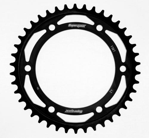SUPERSPROX SUPERSPROX REAR STEEL 42T, BLACK, 525 SU4130742B