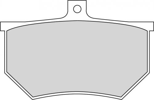 FERODO FRP410P BRAKE PADS ORGANIC