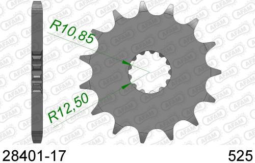 AFAM FRONT 17T, 525 AF12840117