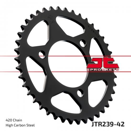 JT SPROCKETS REAR STEEL 42T, 420 JTR023942