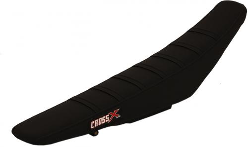 CROSS X SEAT COVER ADV WITH STRIPES BLK BLK BLK M16013BBB