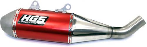 HGS ENDURO SILENCER |RED STEEL HGXE124SSR