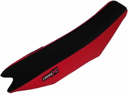 CROSS X SEAT COVER, BLACK-RED(TWO COLORS) M9102BR