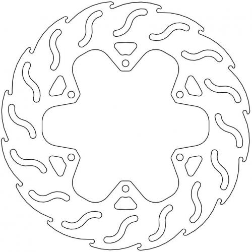 MOTO MASTER 110424, FLAME FIXED DISC 240