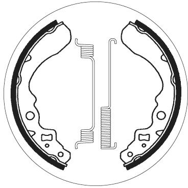 SBS 2053 BRAKE SHOES
