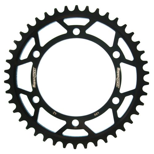 SUPERSPROX SUPERSPROX REAR STEEL 42T, BLACK, 530 SU449942B