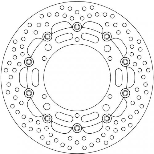 MOTO MASTER 112136, HALO FLOATING ALU DISC 300