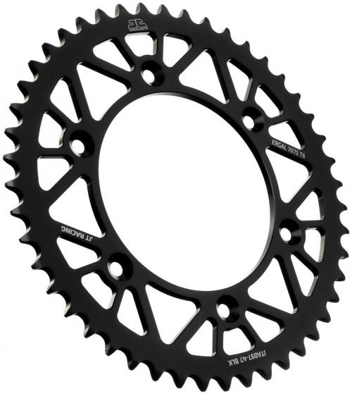 JT SPROCKETS REAR RACELITE ALU 47T BLACK, 520 JTA089747Z