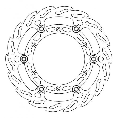 MOTO MASTER 112399, FLAME FLOATING ALU DISC