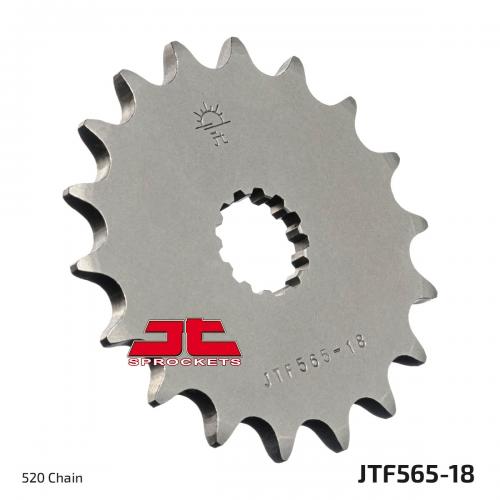 JT SPROCKETS FRONT STEEL 18T, 520 JTF056518