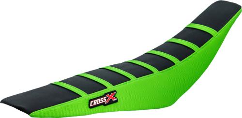 CROSS X SEAT COVER, BLACK/GREEN/GREEN (STRIPES) M2113BGG