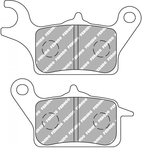 FERODO FDB2289EF BRAKE PADS ORGANIC