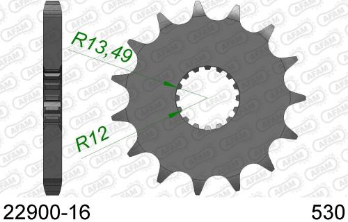 AFAM FRONT 16T, 530 AF12290016