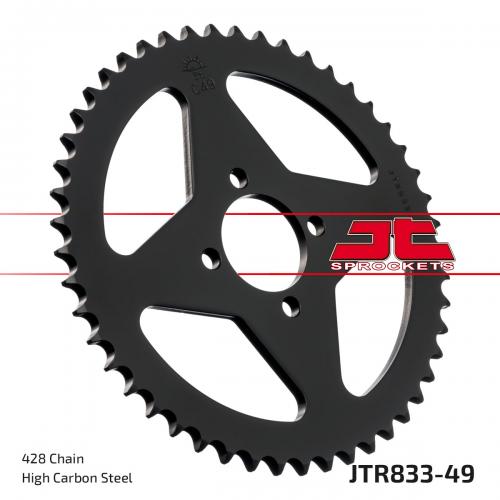 JT SPROCKETS REAR STEEL 49T, 428 JTR083349