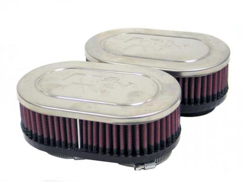 K&N UNIVERSAL FILTER CHROME RC2372